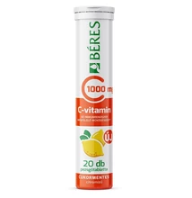  Béres C-vitamin 1000 mg cukormentes pezsgőtabletta – 20db