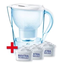 Brita Marella 2,4 l SZETT fehér  vízszűrő kancsó 3 db szűrőbetéttel