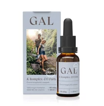 GAL K-Komplex + D3 FORTE vitamin cseppek 20 ml (korábban:GAL K2+D3 FORTE)