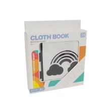 Kiságyra köthető textil babakönyv