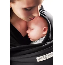 LoveRadius rugalmas hordozókendő zsömbi - Black, Charcoal Grey
