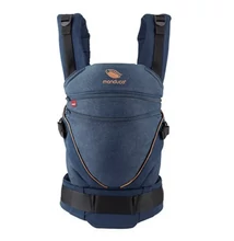 Manduca XT biopamut csatos babahordozó - Denimblue Toffee