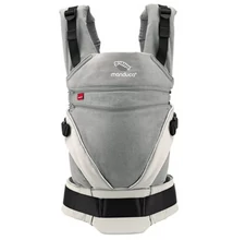 Manduca XT biopamut csatos babahordozó - Grey-White (szürke)