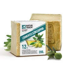 Lúgmentes Színszappan - 12% Babérfaolaj és 88% Olívaolaj 200 g - Natur Tanya