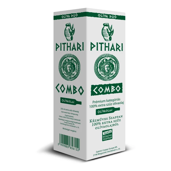 Pithari extra szűz olívaolaj 250 ml + 1 db Pithari szappan (fahéj)