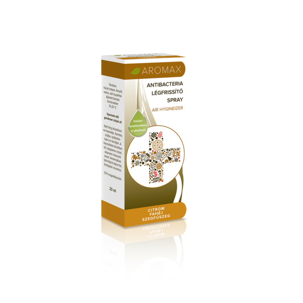 Antibacteria légfrissítő spray Citrom-Fahéj-Szegfűszeg - Aromax