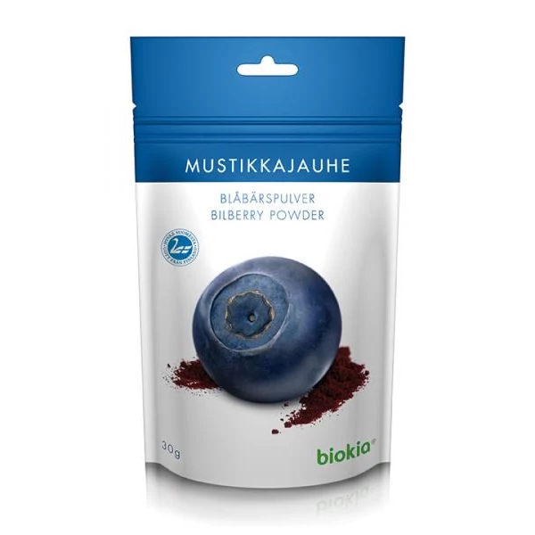 Fekete áfonya őrlemény 30 g - Biokia