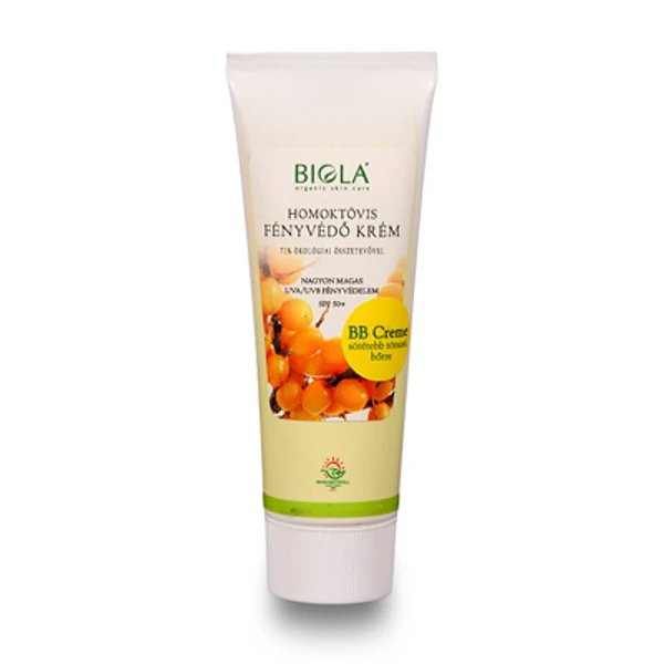 Homoktövis fényvédő krém SPF50+ 75 ml (sötét árnyalat) - Biola