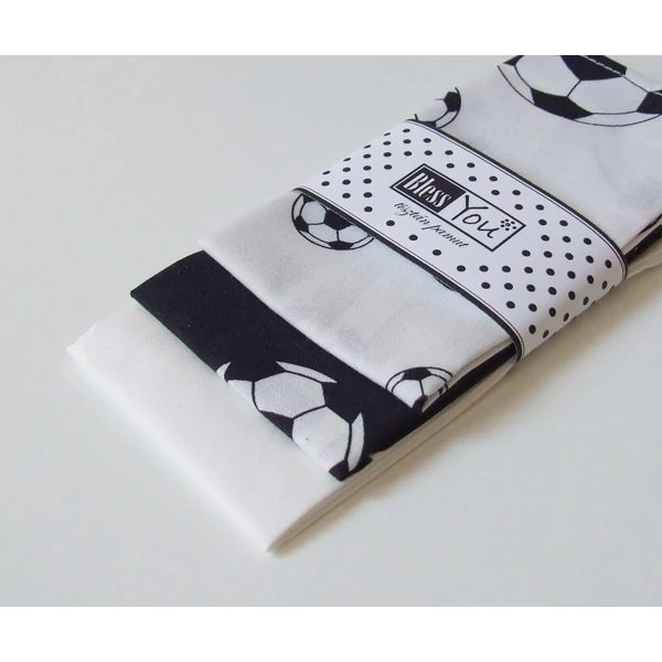 Textil zsebkendő M méret focis 3 db-os - Bless You
