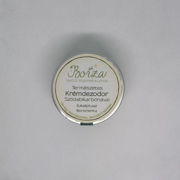 Krémdezodor szódabikarbónával eukaliptusz-borsmenta 45 ml - Borza