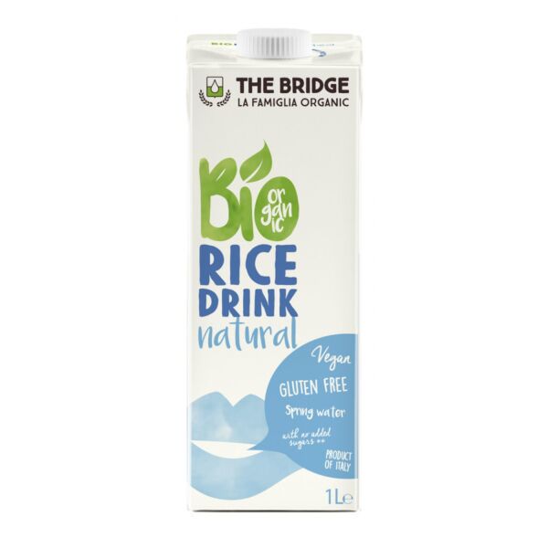Rizs ital natúr bio 1 liter - The Bridge