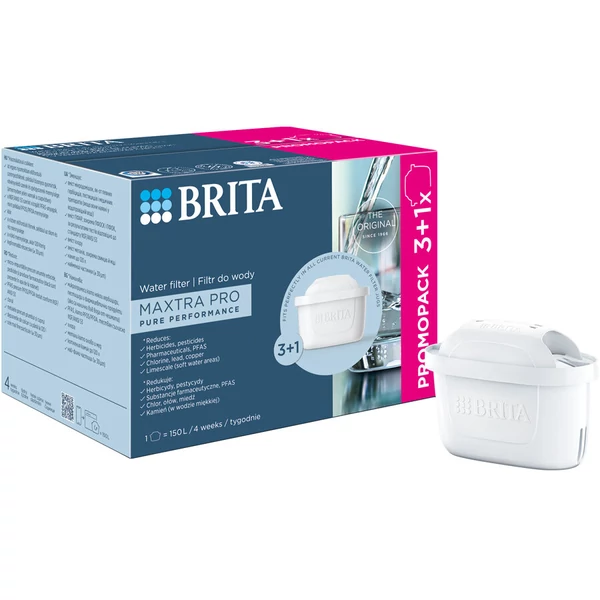 BRITA Maxtra PRO Pure Performance All-in-One szűrőbetét 4 db-os