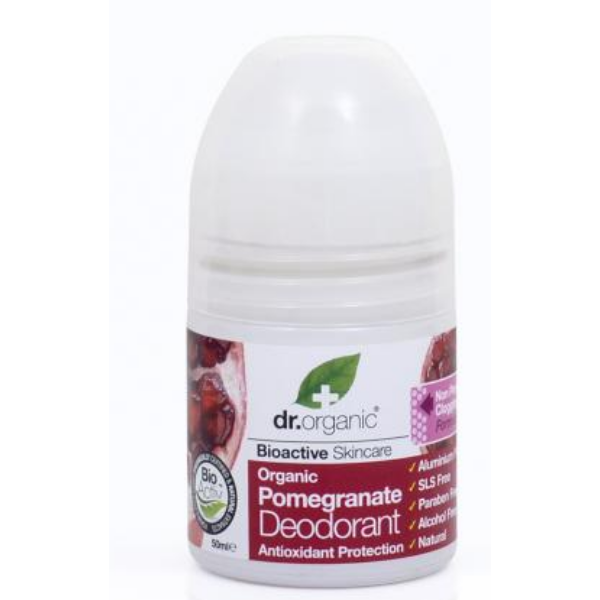 Golyós dezodor bio gránátalmával 50 ml - Dr. Organic