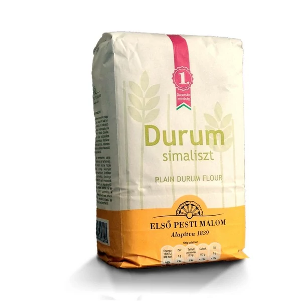 Durum simaliszt 1000 g - Első Pesti Malom, lejár:2022/09/08