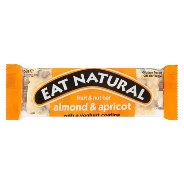 Gluténmentes müzliszelet mandula-sárgabarack-joghurt 50 g - Eat Natural