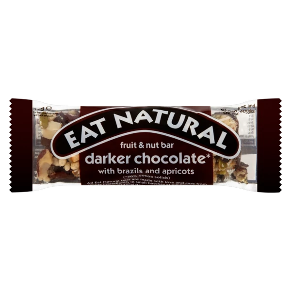 Gluténmentes müzliszelet mandula-sárgabarack csokoládéban (darker chocolate) 50 g - Eat Natural