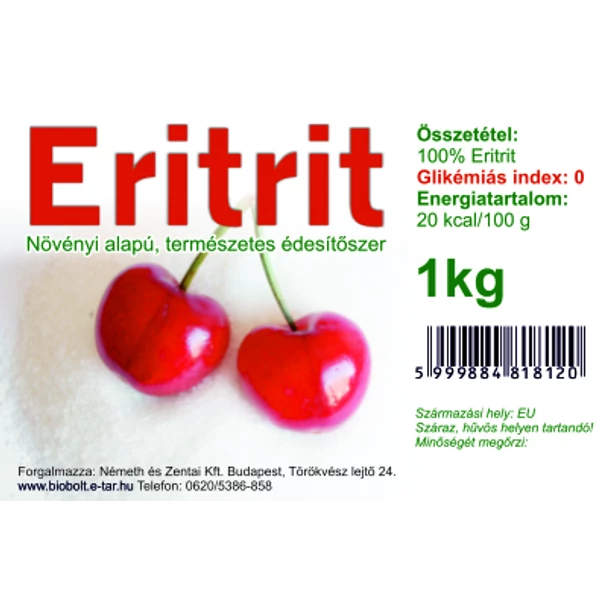 Eritrit 1 kg - Lechner (tasakban)