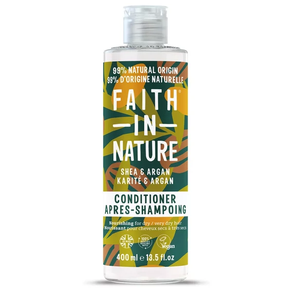 Shea vaj és argánolaj hajkondicionáló - Faith in Nature (400 ml)