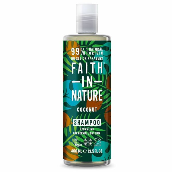 Sampon kókusz- Faith in Nature (400 ml)