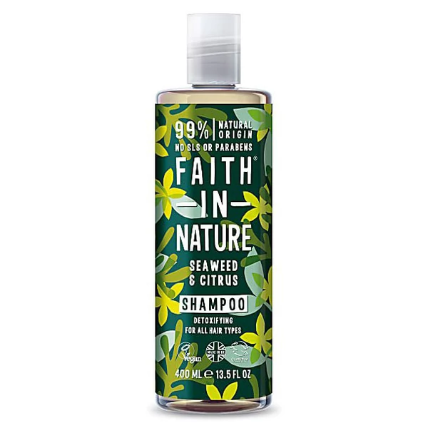 Sampon tengeri hínár és citrus - Faith in Nature (400 ml)