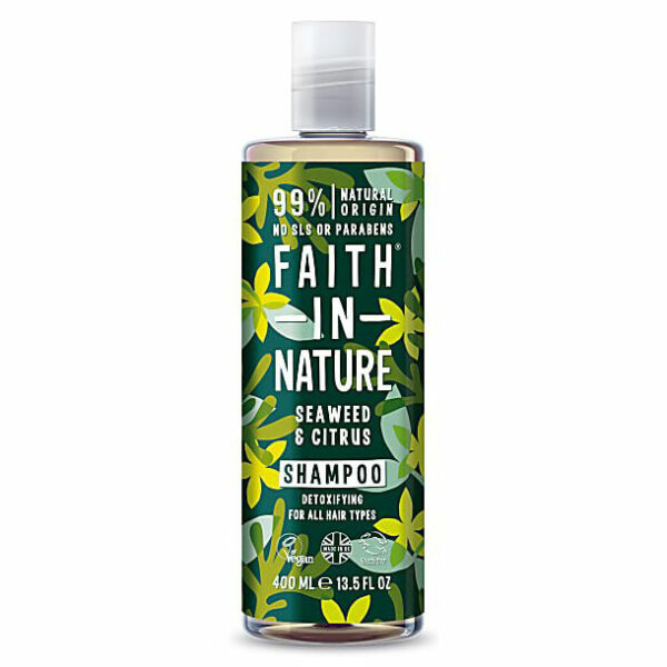 Sampon tengeri hínár és citrus - Faith in Nature (400 ml)