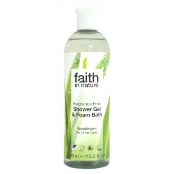 Tusfürdő illatmentes - Faith in Nature (400 ml)