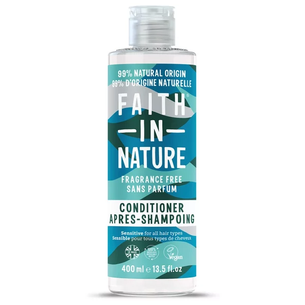 Illatmentes hajkondicionáló - Faith in Nature (400 ml)