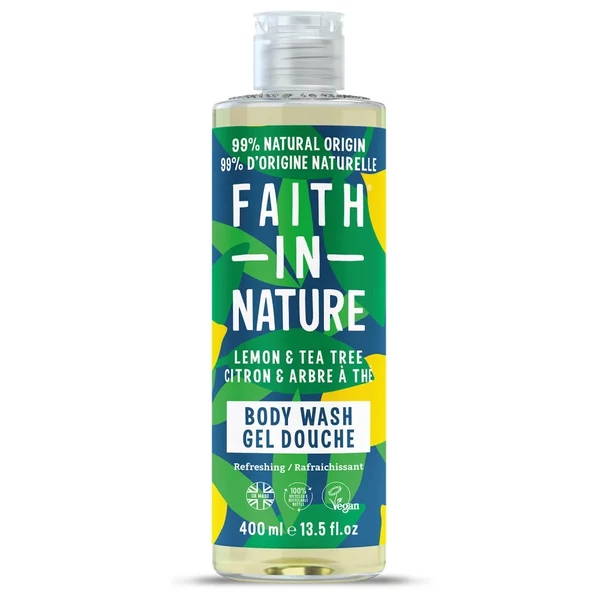 Tusfürdő citrom-teafa - Faith in Nature (400 ml)