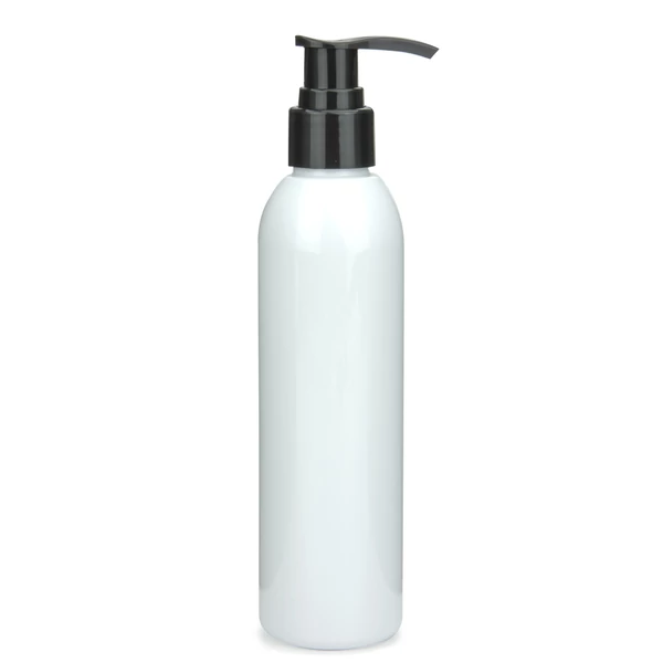 Fehér PET flakon 150 ml, fekete pumpás adagolóval