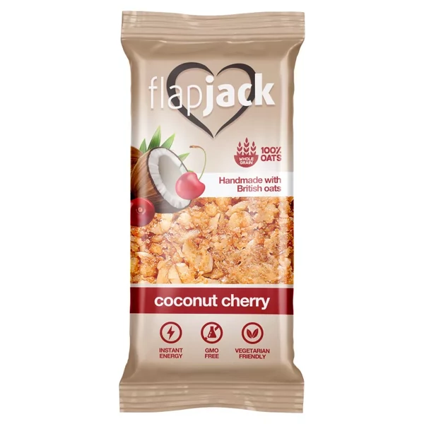 Zabszelet kókuszos, cseresznye darabokkal 100 g - Flap Jack