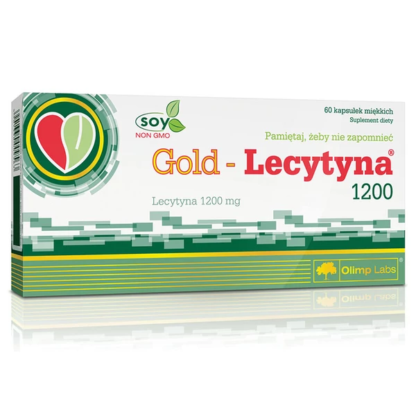 Gold Lecytyna 1200 - folyékony szója-lecitin kapszula - Olimp Labs