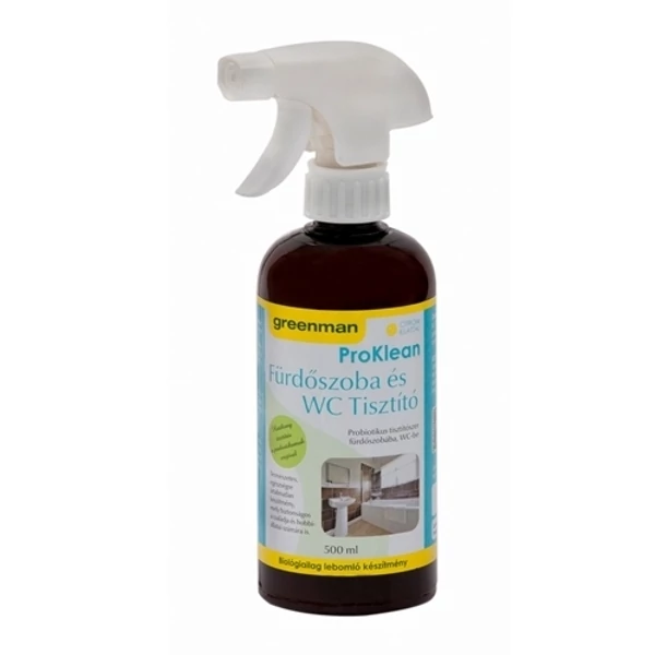 Fürdőszoba/WC tisztító probiotikus 500 ml - Greenman Proklean