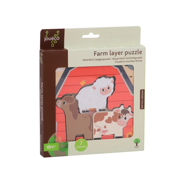 Jouéco® - Háziállatok réteges kirakó