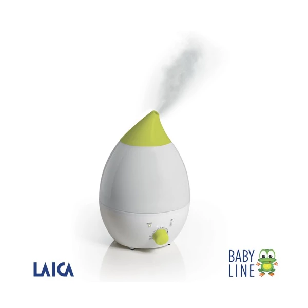 3 az 1-ben ultrahangos hidegpárásító, aromaterápia, hangulatvilágítás - Laica Baby Line