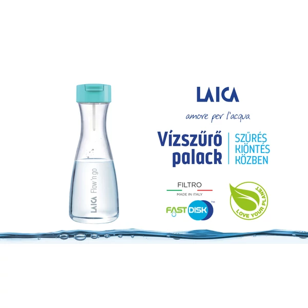 LAICA Flow 'n Go 1 l  vízszűrő kancsó 1+3 vízszűrőbetétes promóciós szett