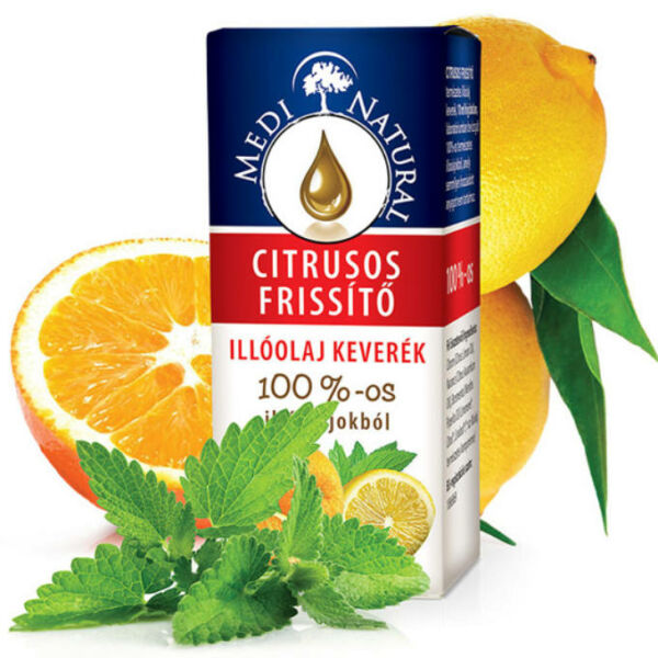 Citrusos frissítő illóolajkeverék 10 ml - Medinatural