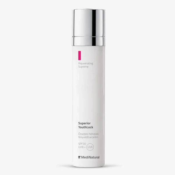 Superior YouthLock SPF30 Őssejtes hidratáló fényvédő arckrém 50 ml - Medinatural