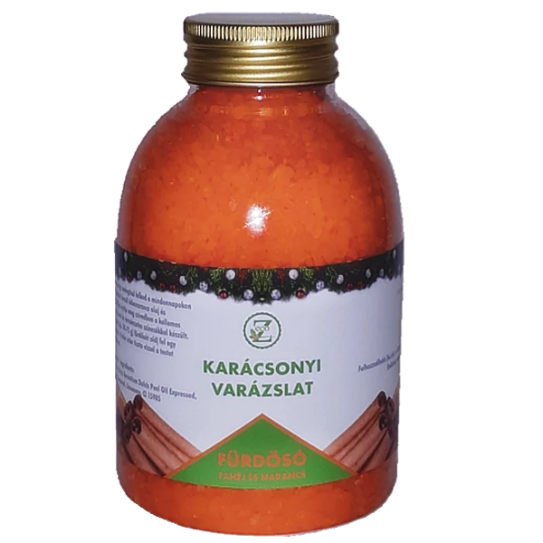 Karácsonyi Varázslat fürdősó édesnarancs-fahéj 650 g