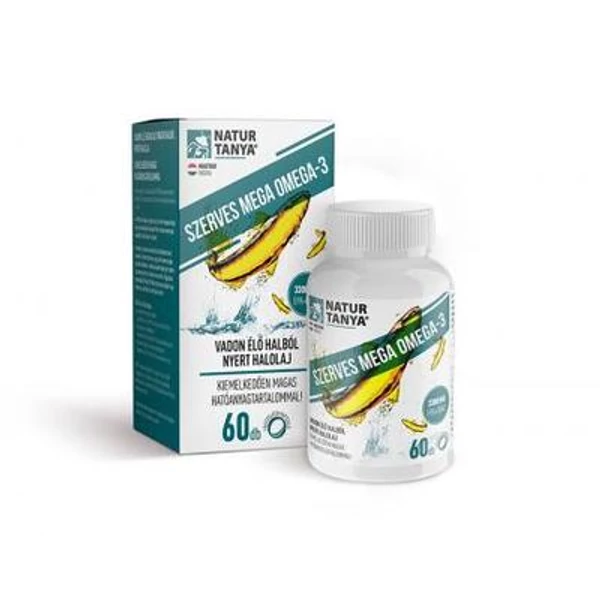 Natur Tanya® Mega Omega-3 - vadvízi halolaj, extra EPA és DHA tartalom