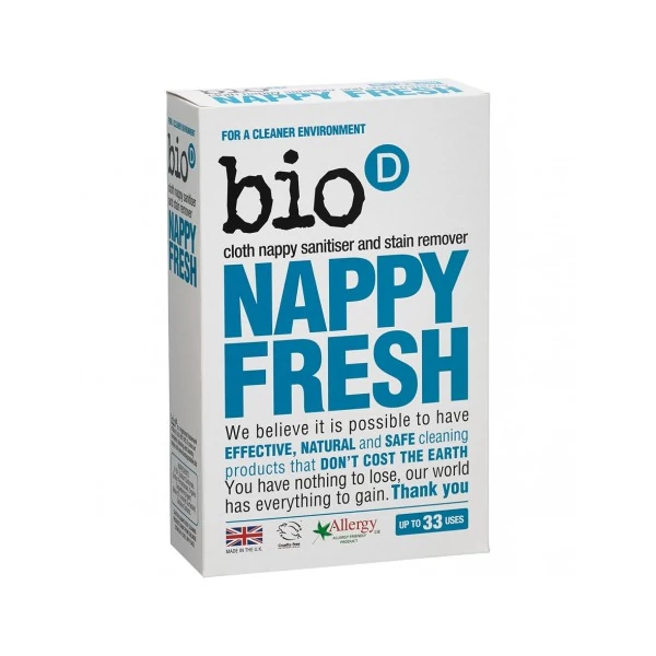 NappyFresh antibakteriális pelenkafertőtlenítő adalék 500 g - Bio-D