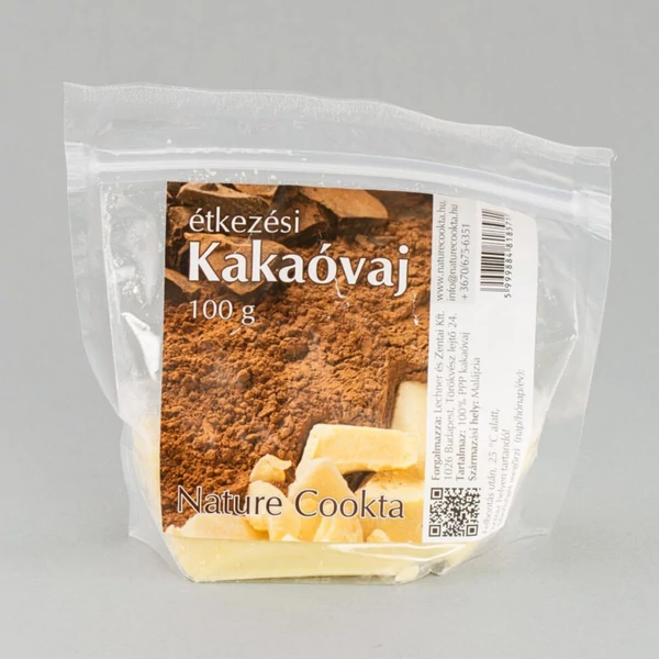 Kakaóvaj tömb 100 g - Nature Cookta