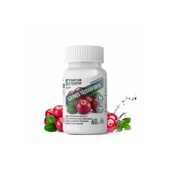 Natur Tanya® Szerves Tőzegáfonya/Cranberry FORTE kapszula 60 db