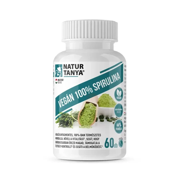 Natur Tanya® Spirulina tabletta 60 db