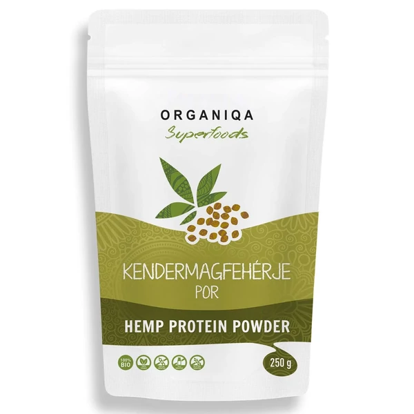 Kendermag fehérje por bio 250 g - Organiqa