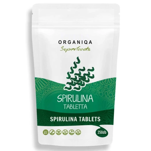 Spirulina tabletta bio 250 db - Organiqa