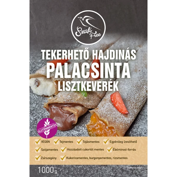 Tekerhető hajdinás palacsinta lisztkeverék 1000 g - Szafi Free