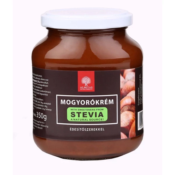 Mogyorókrém eritrittel, steviával 350 g - Almitas