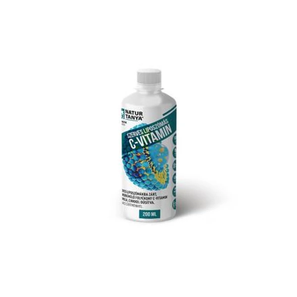 Natur Tanya® Liposzómás C-vitamin + cink folyékony formában 200 ml