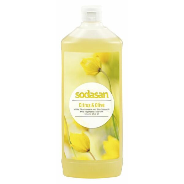 SODASAN BIO folyékony szappan citrom-oliva 1000 ml
