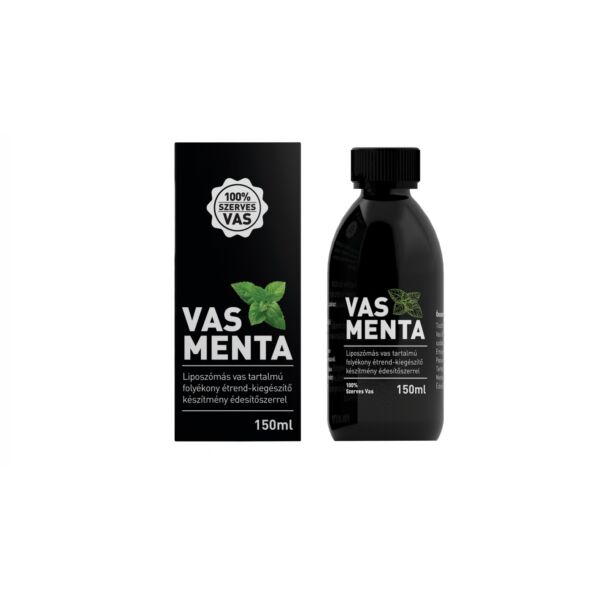 VasMenta 150 ml - liposzómás vas tartalmú folyékony étrend-kiegészítő